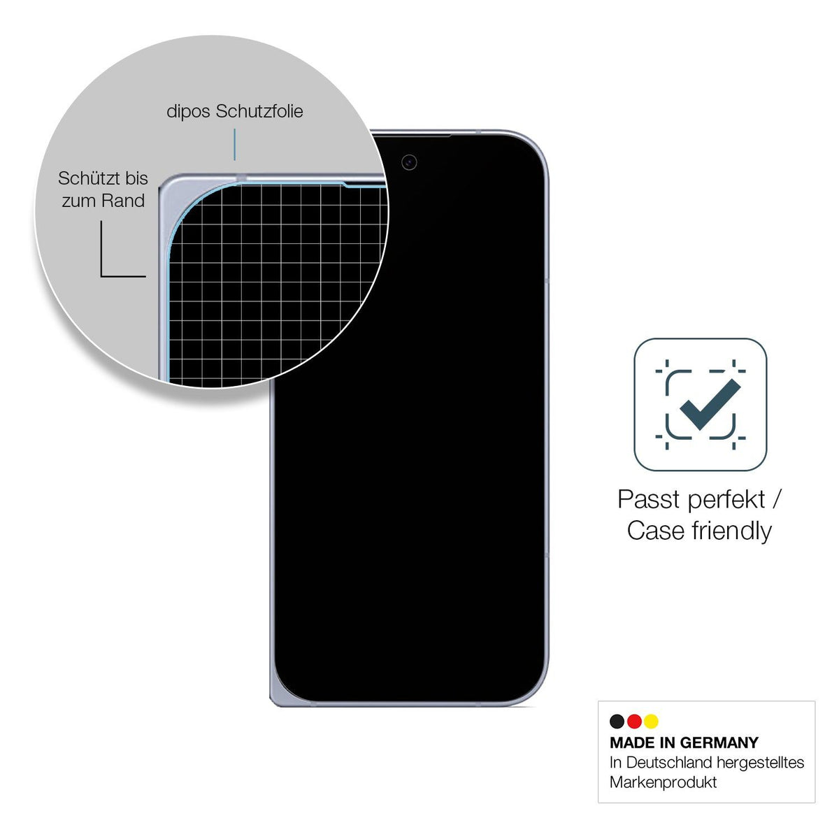 2x 9H Schutzfolie matt für Google Pixel 10 Pro Fold Aussen-Display Panzerfolie