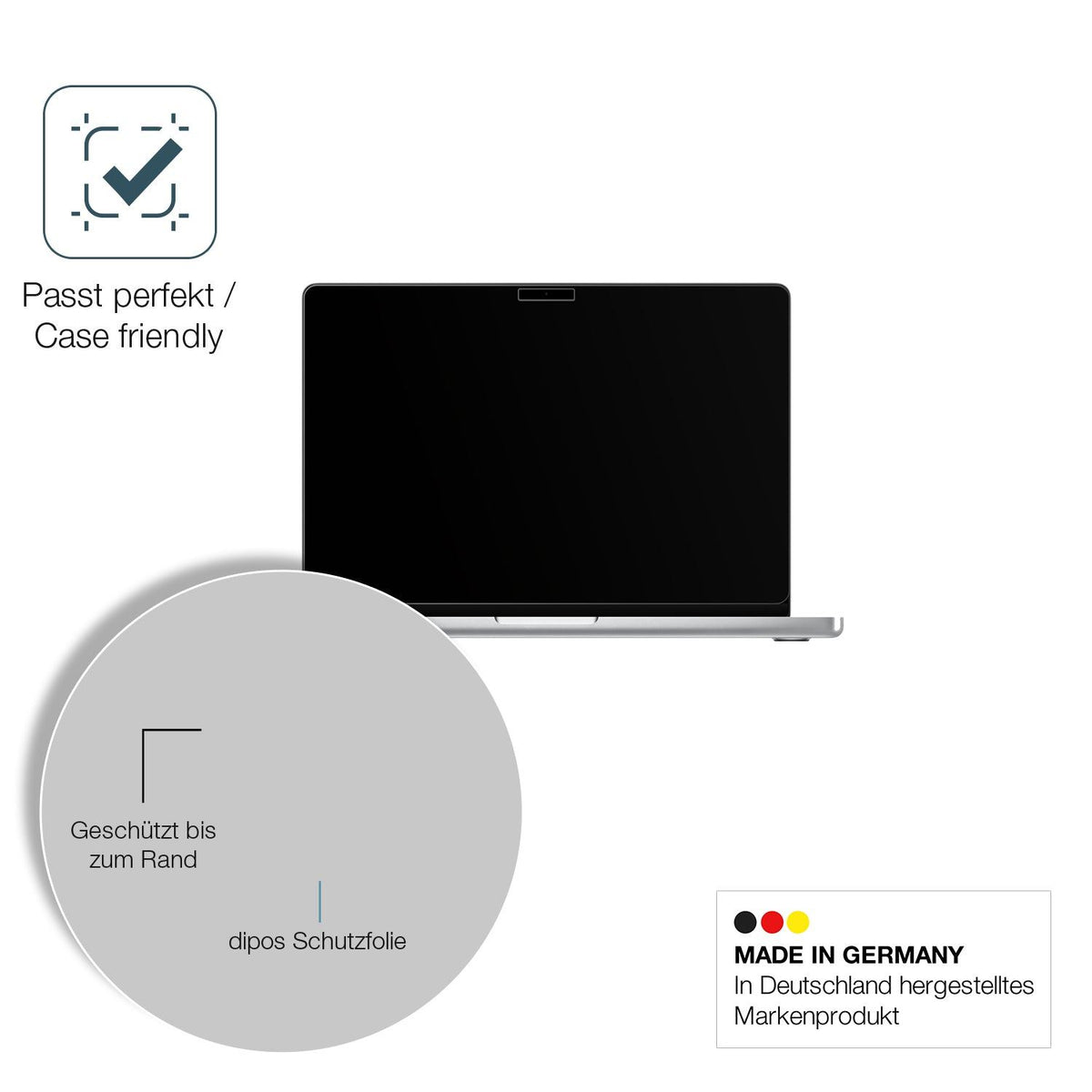 2x 9H Schutzfolie matt für Apple MacBook Pro 14 Zoll M5 Panzerfolie
