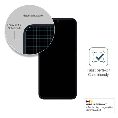 Schutzglasfolie mit optimaler Passform, zur Verwendung mit Hüllen geeignet