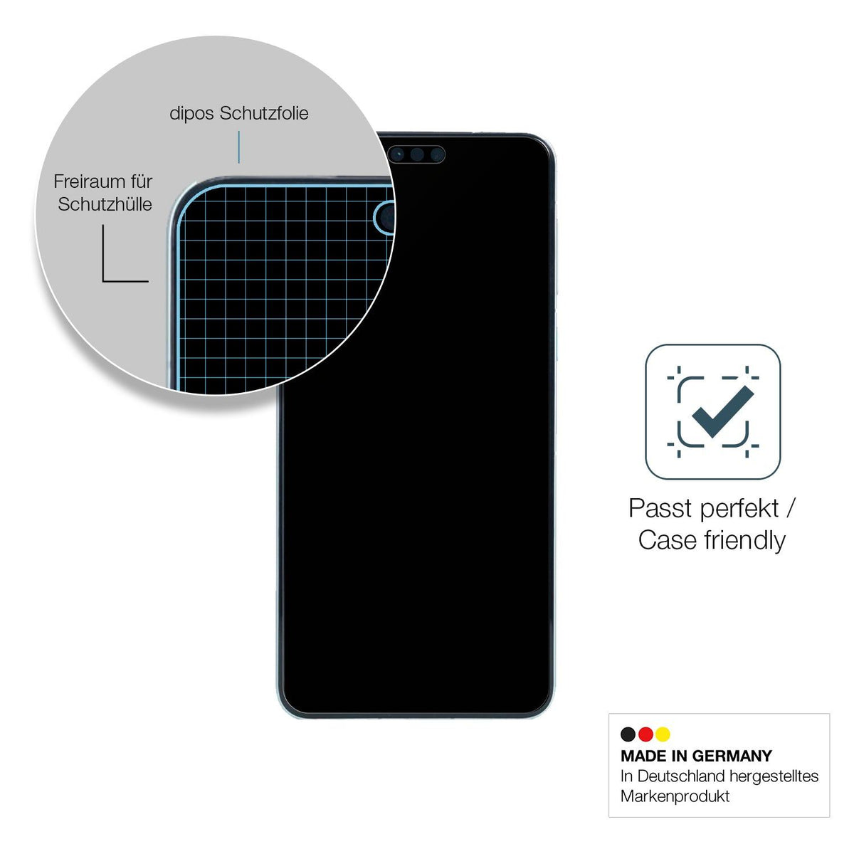 2x 9H Schutzfolie matt für Huawei Mate 60 Pro Panzerfolie