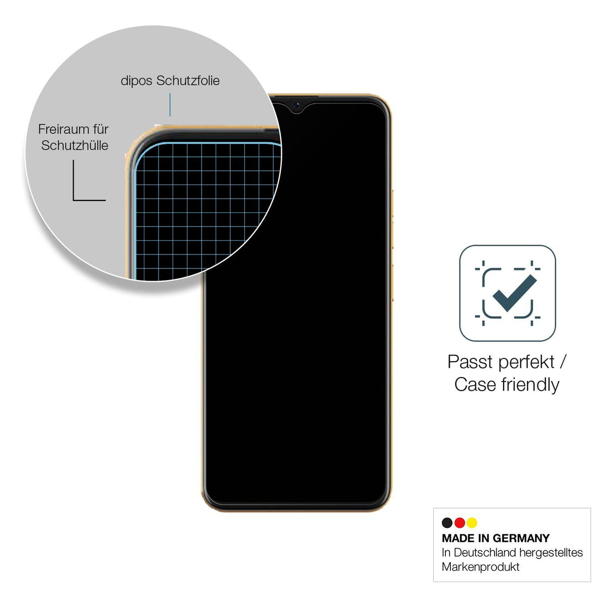 1x 9H Schutzfolie matt für Coolpad Cool 20 Pro Panzerfolie