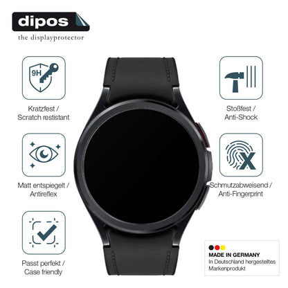 2x 9H Schutzfolie matt für Samsung Galaxy Watch 6 Classic (43mm) Panzerfolie