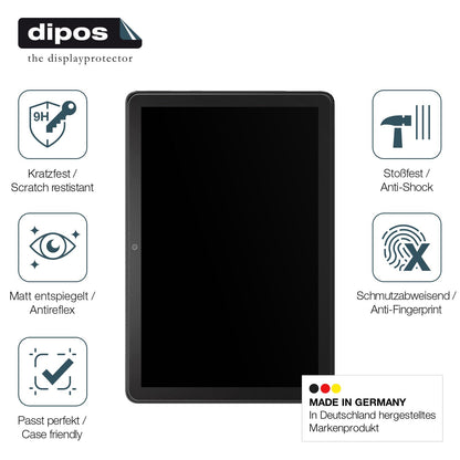 2x 9H Schutzfolie matt für Amazon Fire HD 10 (2023) Panzerfolie
