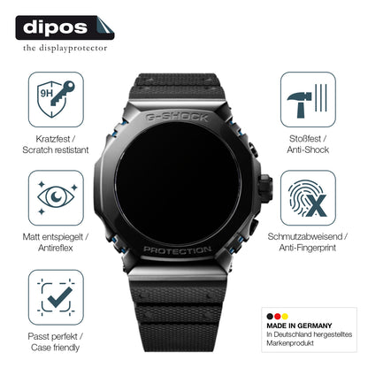 2x 9H Schutzfolie matt für Casio G-Shock MRG-B2100R Panzerfolie