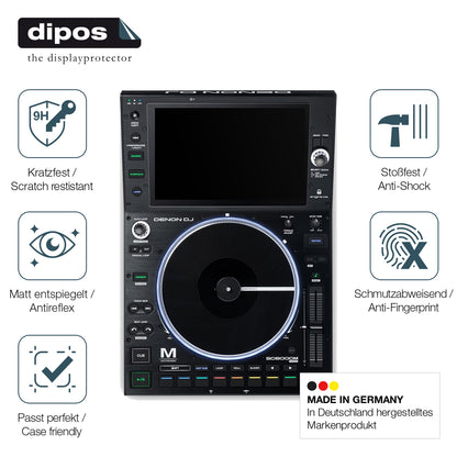 2x 9H Schutzfolie matt für Denon DJ SC6000M Prime Panzerfolie