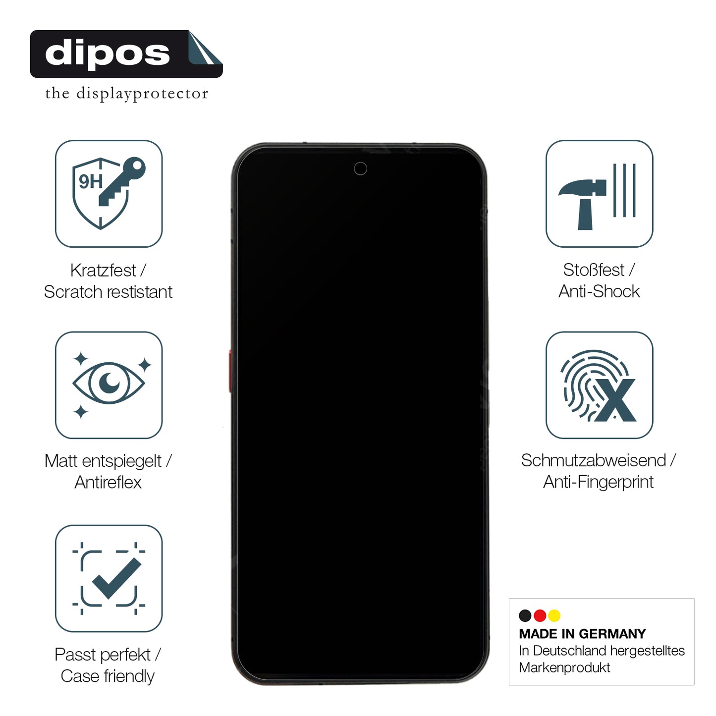 2x 9H Schutzfolie matt für Oukitel WP200 Pro Panzerfolie
