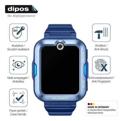 2x 9H Schutzfolie matt für Huawei Kids Watch 5 Panzerfolie