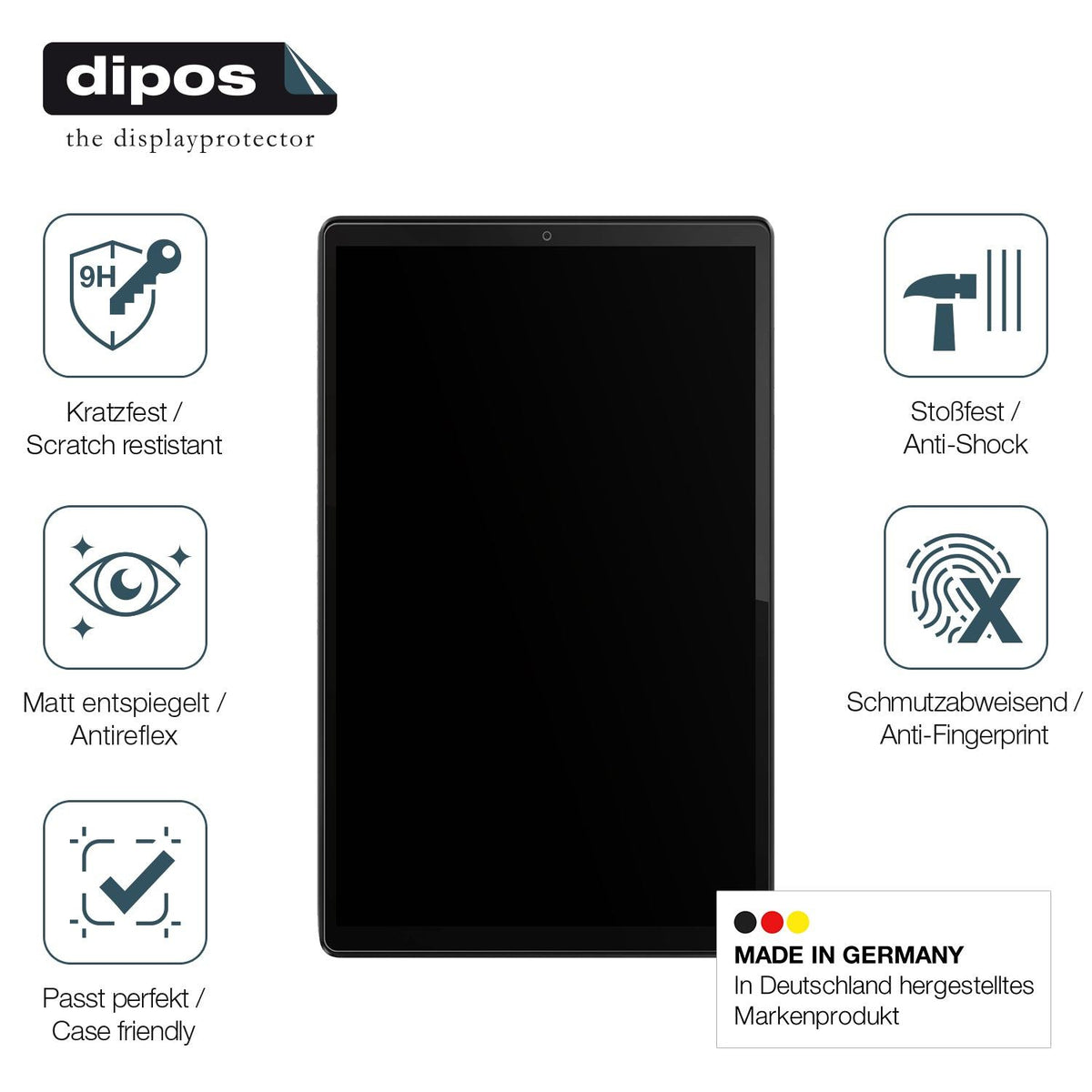 2x 9H Schutzfolie matt für Lenovo Tab M10 HD 2nd Gen Panzerfolie