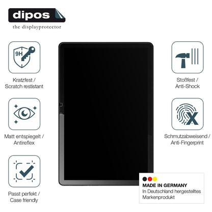 2x 9H Schutzfolie matt für Lenovo Tab M10 3. Generation Panzerfolie