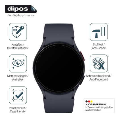 2x 9H Schutzfolie matt für Samsung Galaxy Watch 6 40mm Panzerfolie