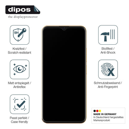 1x 9H Schutzfolie matt für Coolpad Cool 20 Pro Panzerfolie