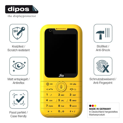 2x 9H Schutzfolie matt für Jio Phone Prima Panzerfolie