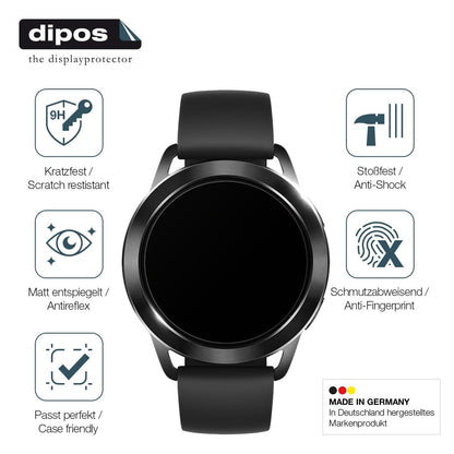 2x 9H Schutzfolie matt für Xiaomi Watch S3 Panzerfolie