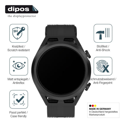 2x 9H Schutzfolie matt für Blackview R8 Pro Smartwatch Panzerfolie