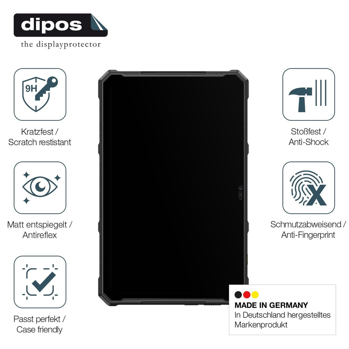 2x 9H Schutzfolie matt für Ulefone Armor Pad 4 Ultra 5G Panzerfolie
