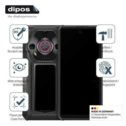 2x 9H Schutzfolie matt für Ulefone Armor 30 Pro (inkl. Rückseite) Panzerfolie