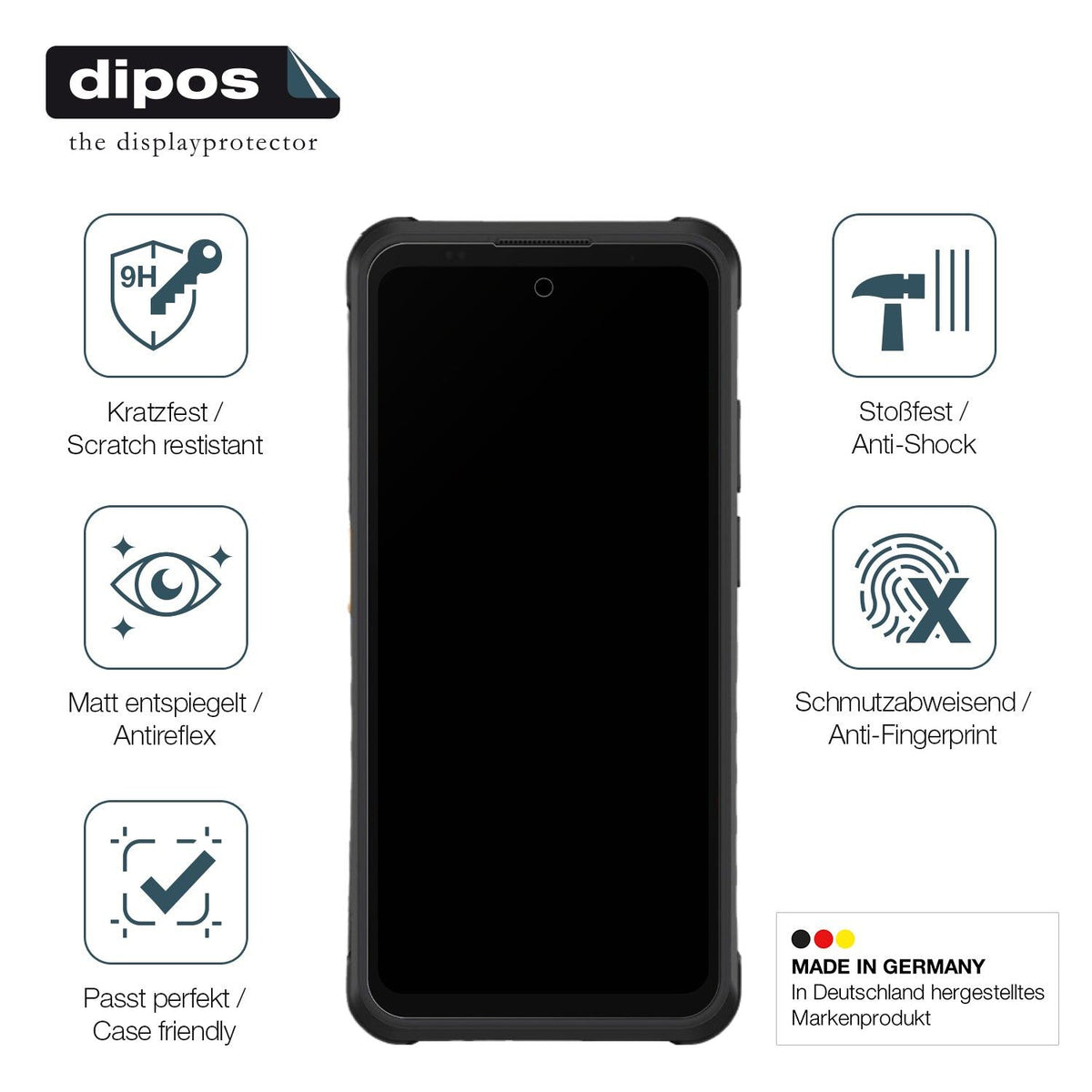2x 9H Schutzfolie matt für Ulefone X31 Pro 5G Outdoor Panzerfolie