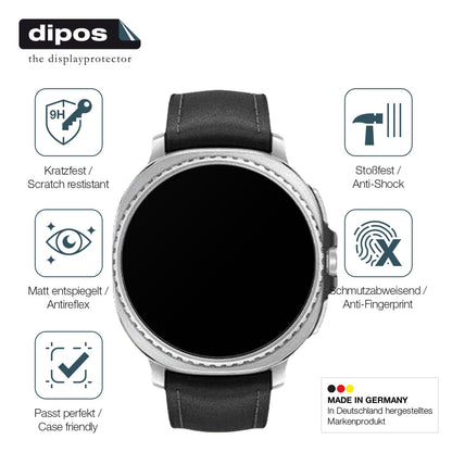 2x 9H Schutzfolie matt für Samsung Galaxy Watch8 Classic 46mm Panzerfolie