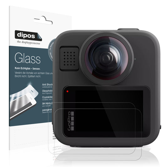 2x 9H Schutzfolie für GoPro Max 2 Panzerfolie
