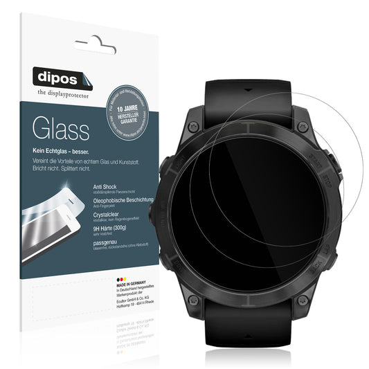 2x 9H Schutzfolie für Garmin Epix Pro 47mm Panzerfolie
