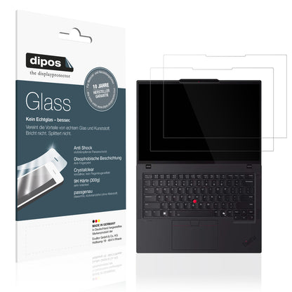 2x 9H Schutzfolie für Lenovo Campus ThinkPad P14s Gen 5 Panzerfolie