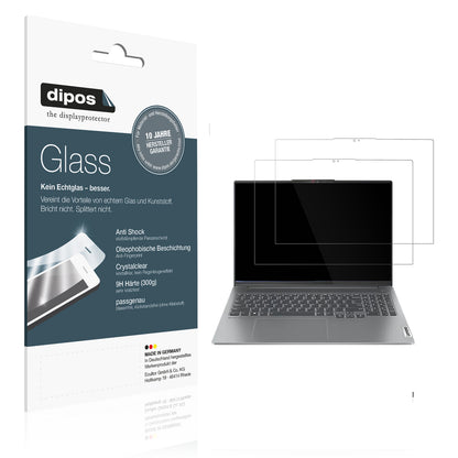 2x 9H Schutzfolie für Lenovo IdeaPad Pro 5i Gen 10 16 Zoll Panzerfolie