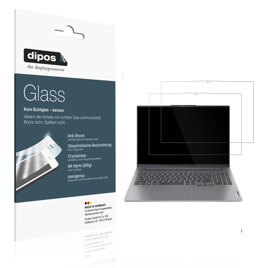 2x 9H Schutzfolie für Lenovo IdeaPad Pro 5i Gen 10 16 Zoll Panzerfolie