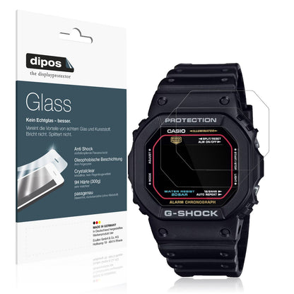 2x 9H Schutzfolie für Casio G-Shock DW-5600RL-1ER Panzerfolie
