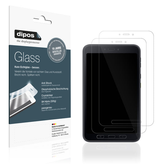 2x 9H Schutzfolie für Samsung Galaxy Tab Active5 Tactical Edition Panzerfolie