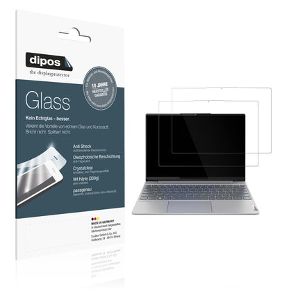 2x 9H Schutzfolie für Lenovo ThinkBook 13x Gen 2 13.3 Zoll Panzerfolie