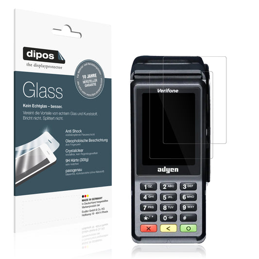 2x 9H Schutzfolie für Adyen V400c Plus Panzerfolie