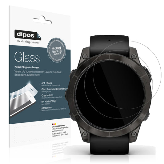 2x 9H Schutzfolie für Garmin Fenix 7 Pro 47mm Panzerfolie