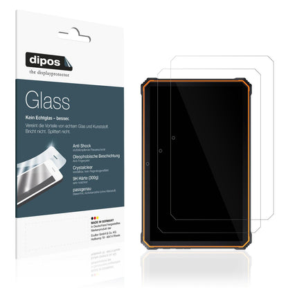 2x 9H Schutzfolie für Blackview Active 8 Pro Panzerfolie