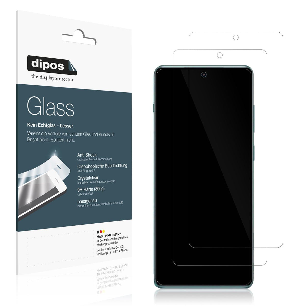 2x 9H Schutzfolie für Oneplus Ace 2 Pro Panzerfolie