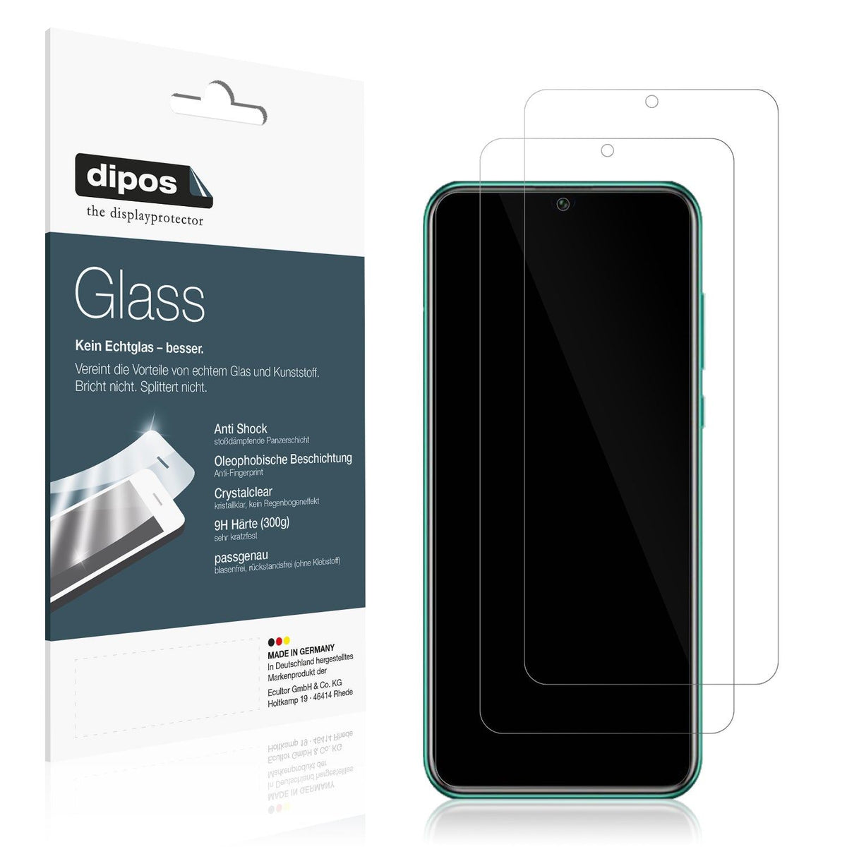 1x 9H Schutzfolie für Huawei Enjoy 50 Pro Panzerfolie