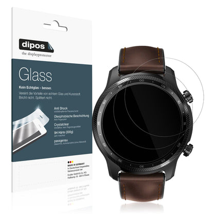2x 9H Schutzfolie für Ticwatch Pro 3 Ultra Panzerfolie