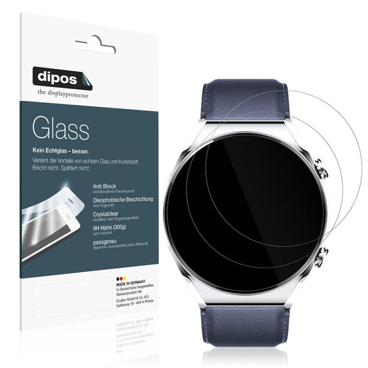 2x 9H Schutzfolie für Xiaomi Watch S1 Panzerfolie