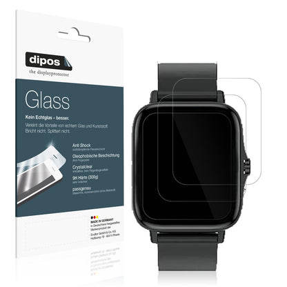 1x 9H Schutzfolie für Kaseemi 1,7 Zoll Smartwatch Panzerfolie
