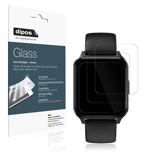 1x 9H Schutzfolie für Touchelex 1,52 Zoll Smartwatch Panzerfolie