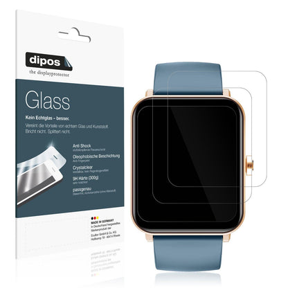 1x 9H Schutzfolie für Huakua G50 Smartwatch Panzerfolie