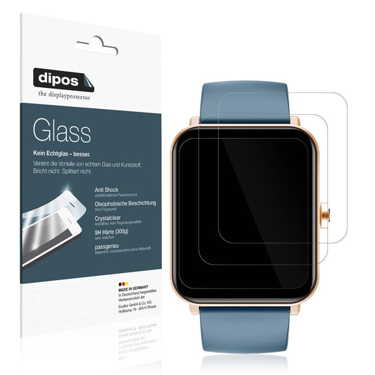 1x 9H Schutzfolie für Huakua G50 Smartwatch Panzerfolie