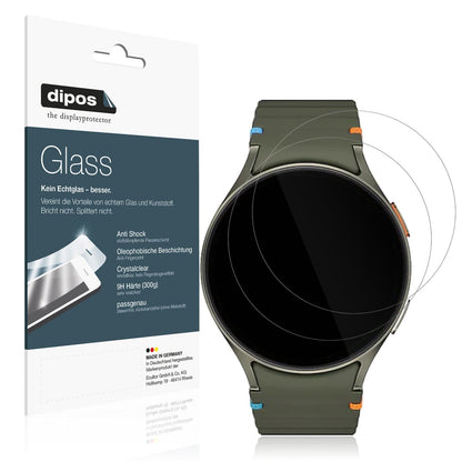 2x 9H Schutzfolie für Samsung Galaxy Watch 7 40mm Panzerfolie