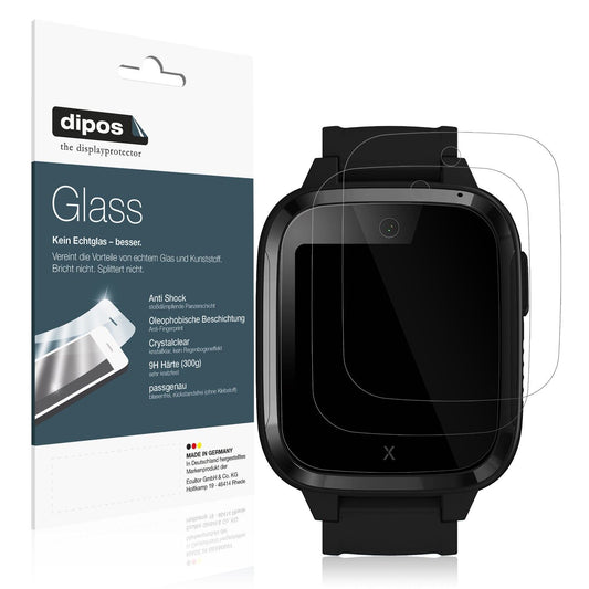 2x 9H Schutzfolie für XPLORA Kidzi Smartwatch Panzerfolie
