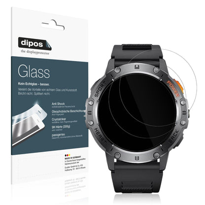 2x 9H Schutzfolie für Dremac 1.43 Zoll Smartwatch Panzerfolie