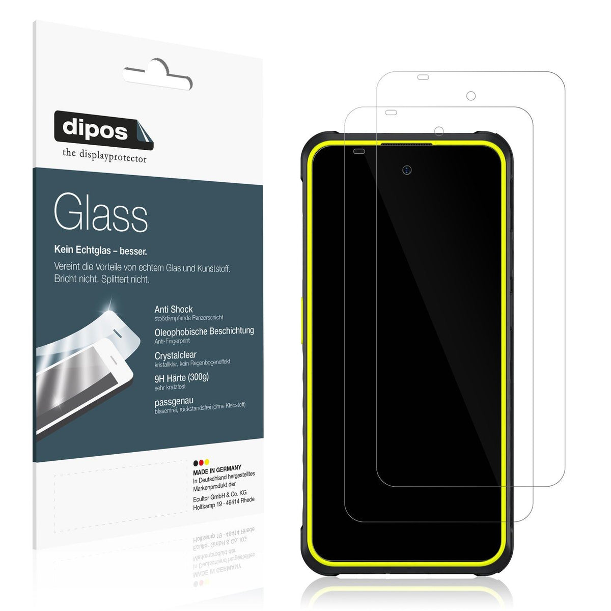 2x 9H Schutzfolie für Ulefone Armor X31 Pro 5G Panzerfolie