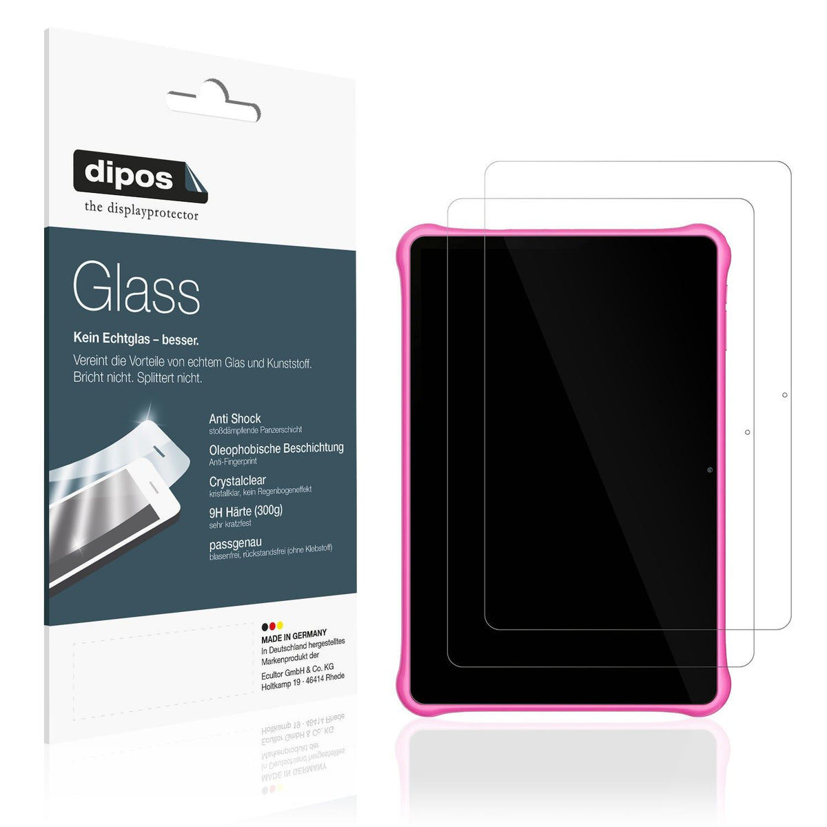 2x 9H Schutzfolie für Blackview Tab30 Kids Tablet Panzerfolie