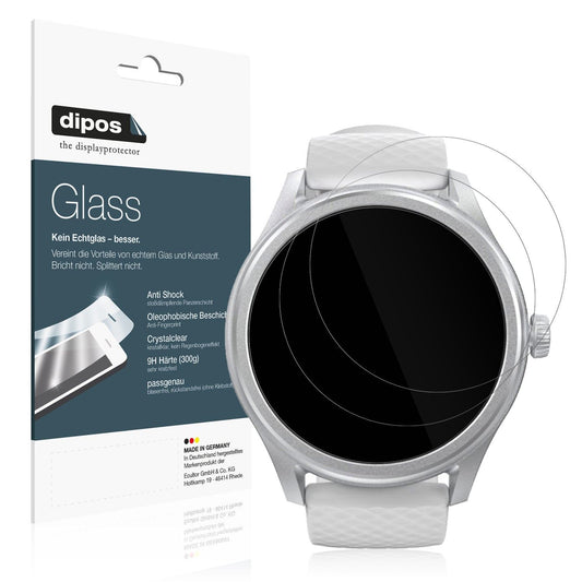 2x 9H Schutzfolie für Hama 5010 Smartwatch Panzerfolie