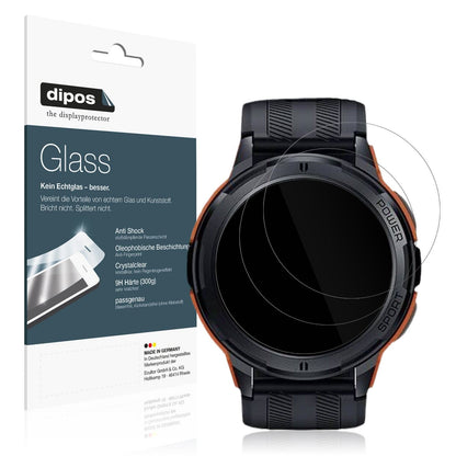 2x 9H Schutzfolie für Oukitel BT10 / BT103 Smartwatch Panzerfolie