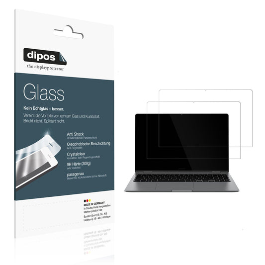 2x 9H Schutzfolie für Samsung Galaxy Book4 Edge 15.6 Zoll Panzerfolie