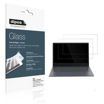 2x 9H Schutzfolie für VALE Laptop R15E 15.6 Zoll Panzerfolie